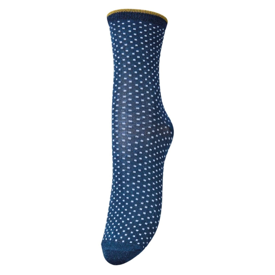 Dina small dots Twilight blue socks