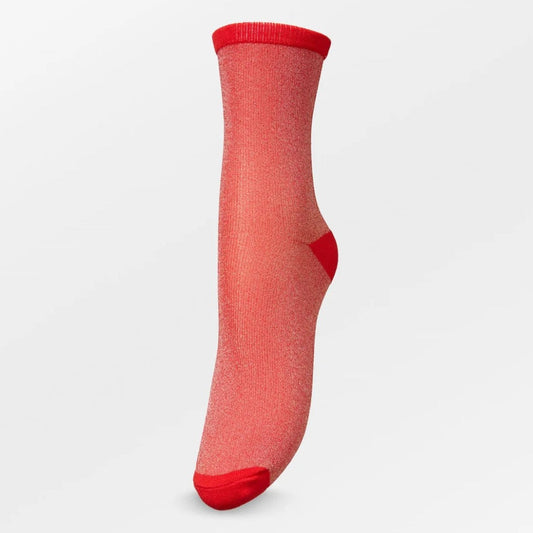 Chaussettes Dina solid red love