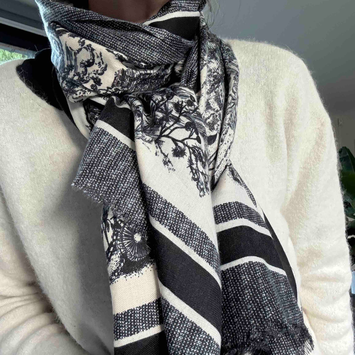 Large Heart Scarf