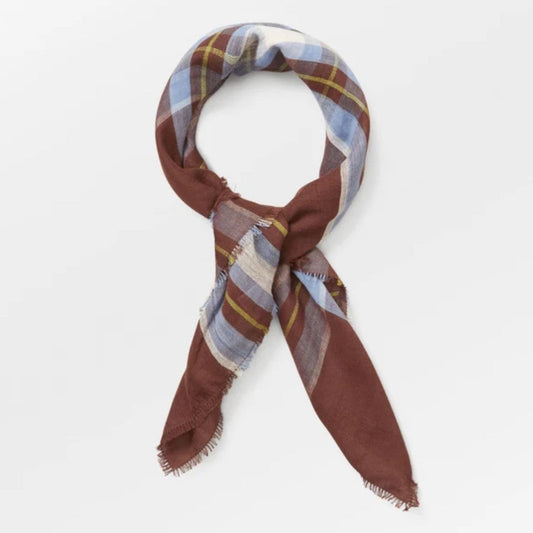 Echarpe Plaidia Cowea cappuccino brown