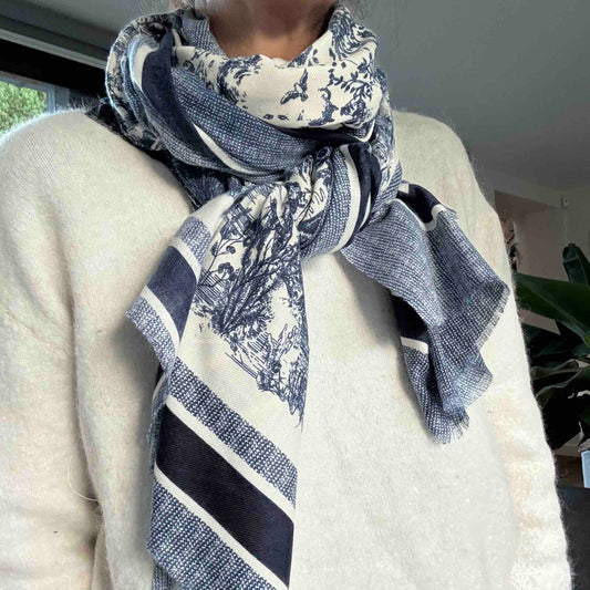 Large Heart Scarf