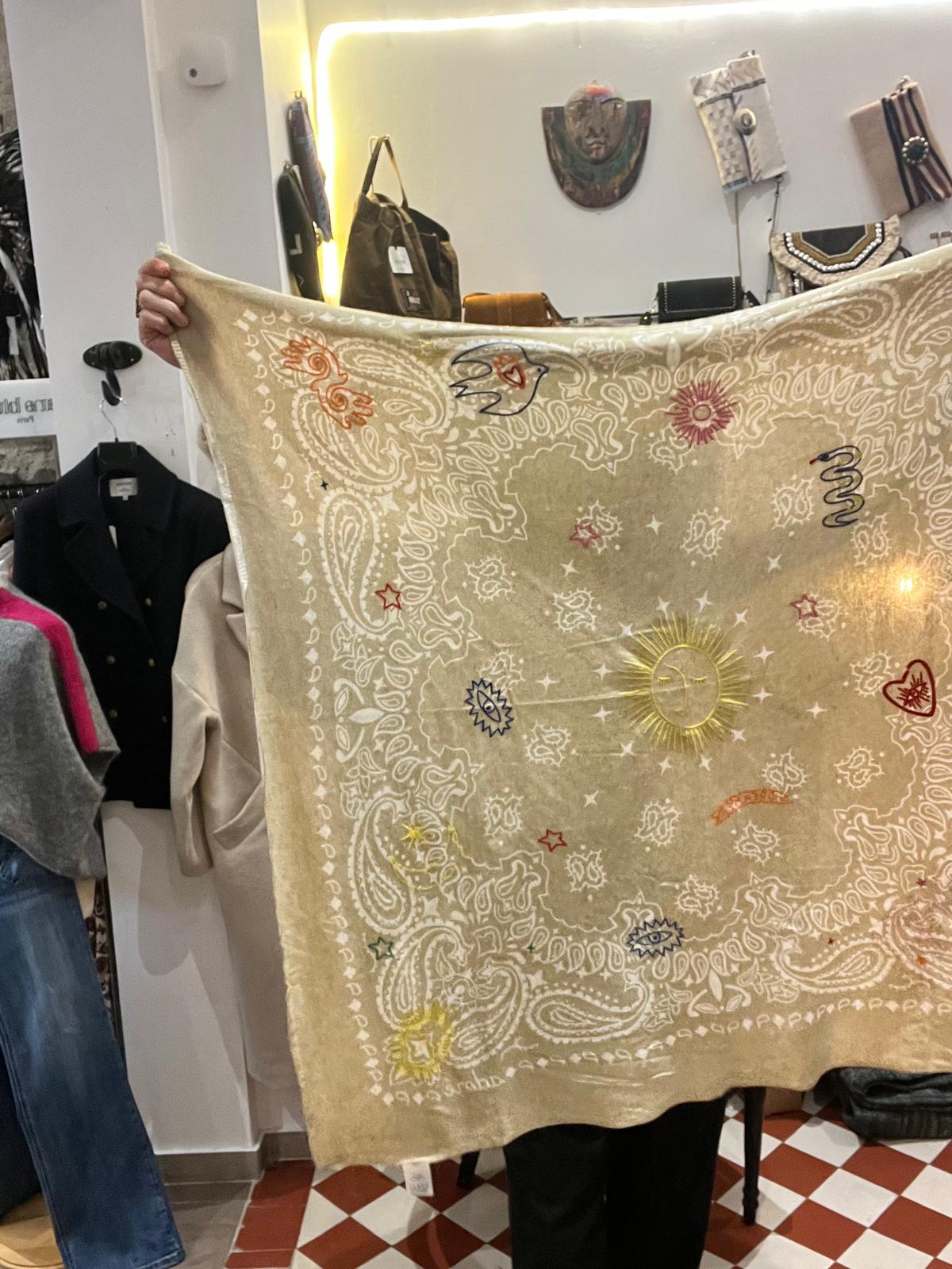 Elia Rêveuse beige scarf - Adoré