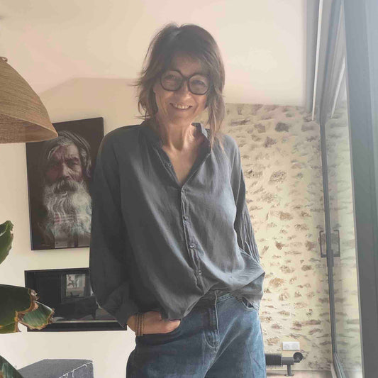 Chemise Gary - carbone