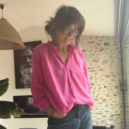 Chemise Gary - acid pink