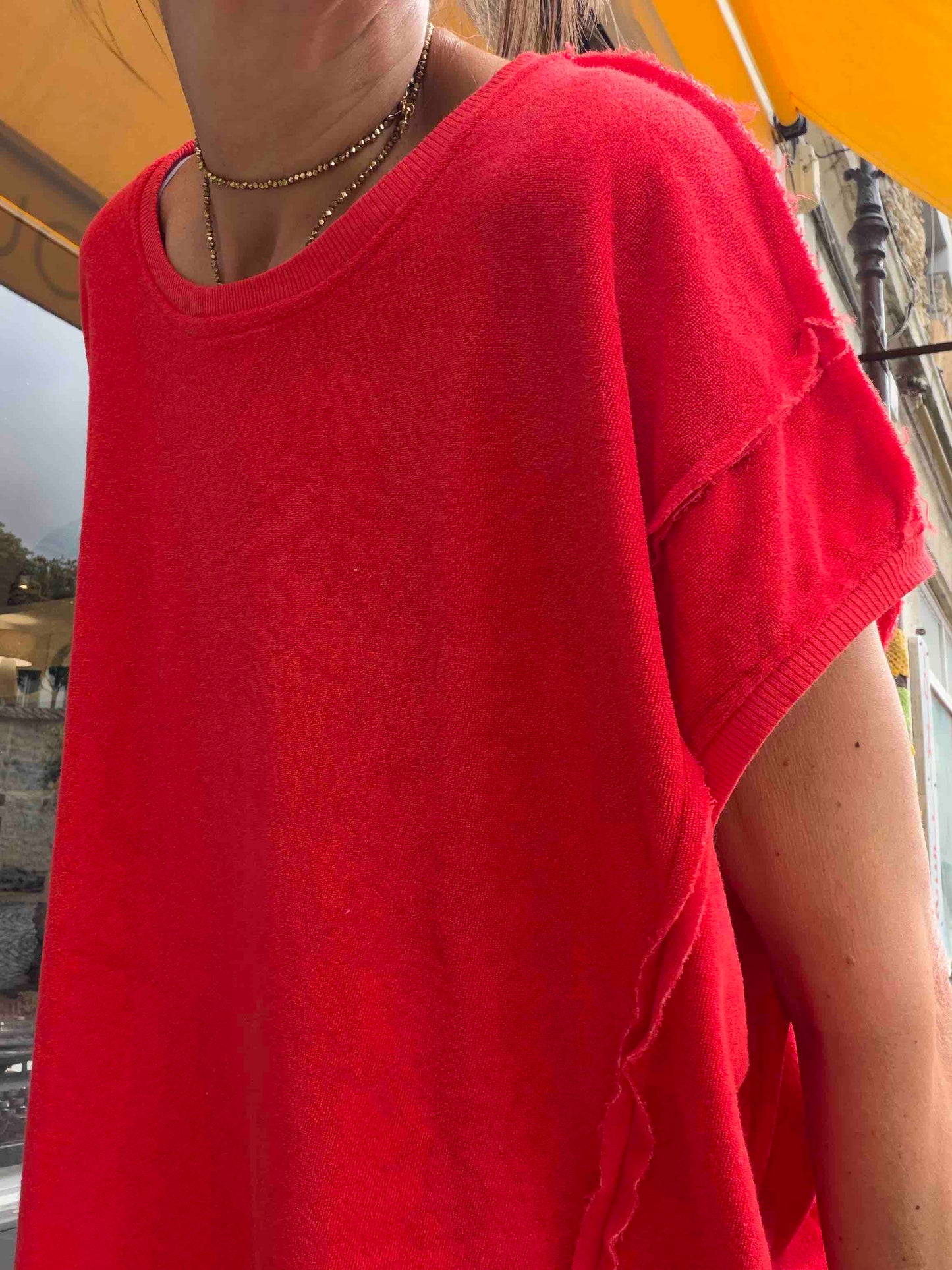 Sweat éponge Gigi hot red - Margot Paris