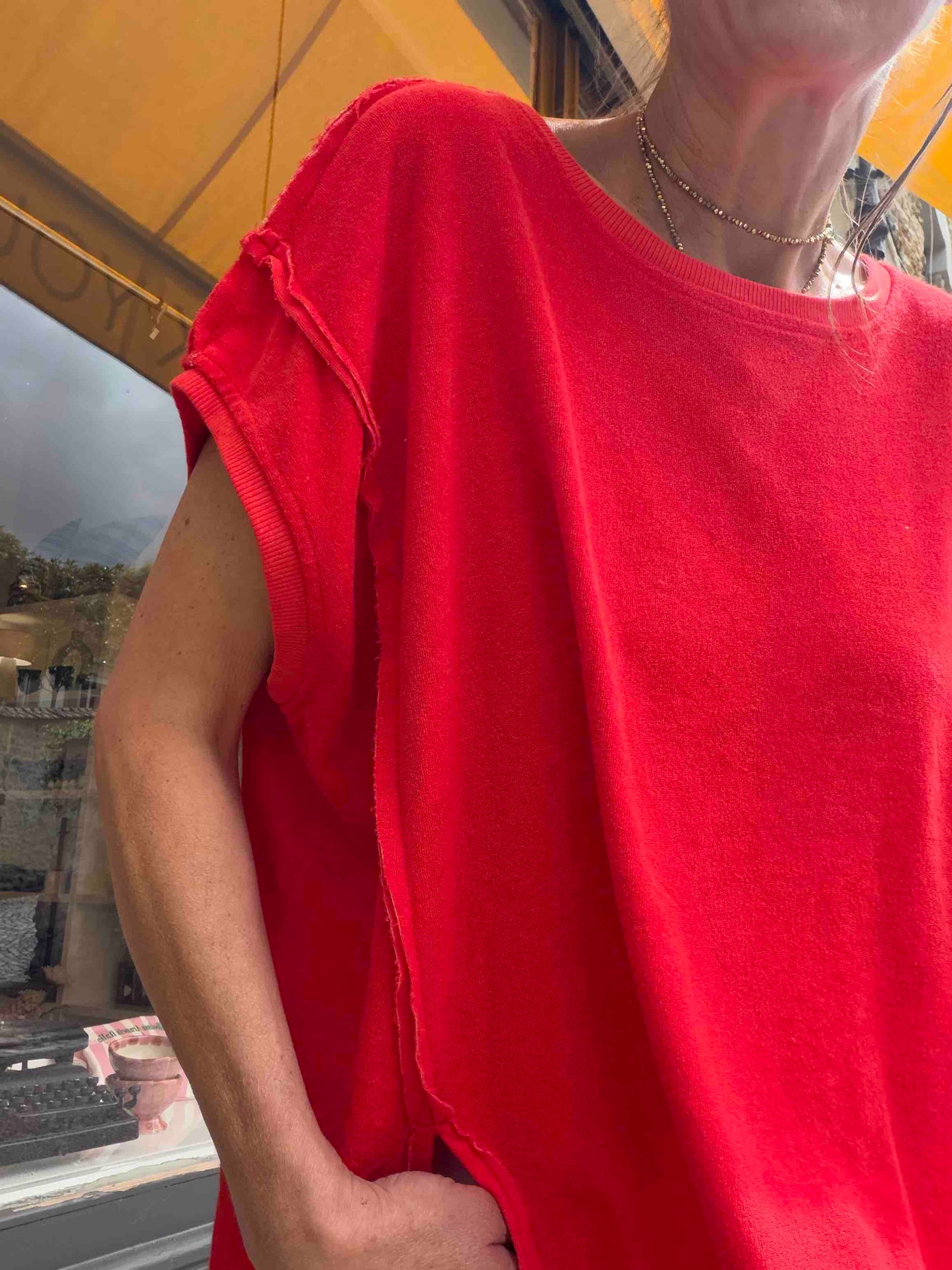 Sweat éponge Gigi hot red - Margot Paris