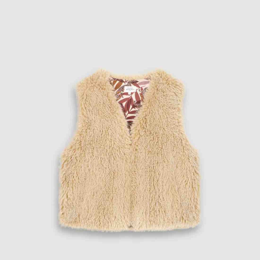 Gilet en fausse fourrure à poils longs Vobby - Hartford