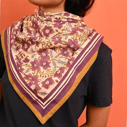 Grand foulard Hélios écru