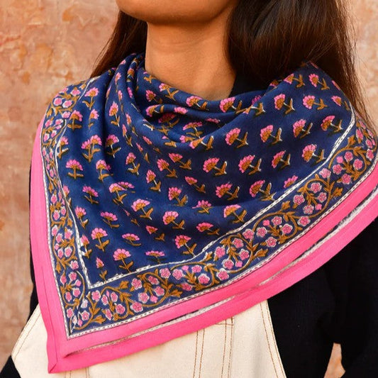 Grand foulard Séléné nuit