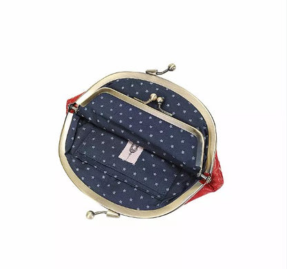 Porte monnaie Granny red