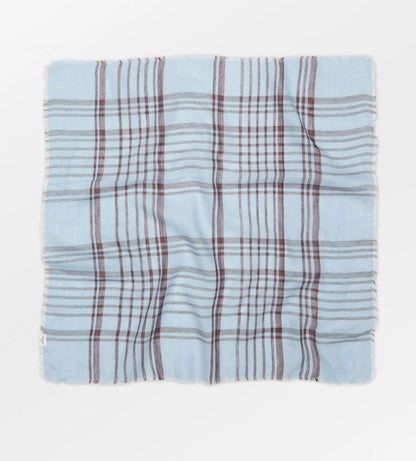 Scarf Grid Cowea skyway blue