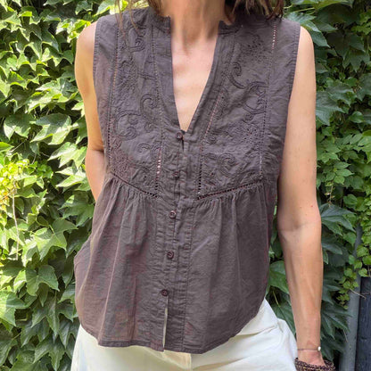 Top Helyos - kaky, blush, chocolat ou black