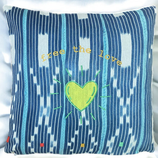 Sofia love yellow cushion cover - Thank You Margareth selection