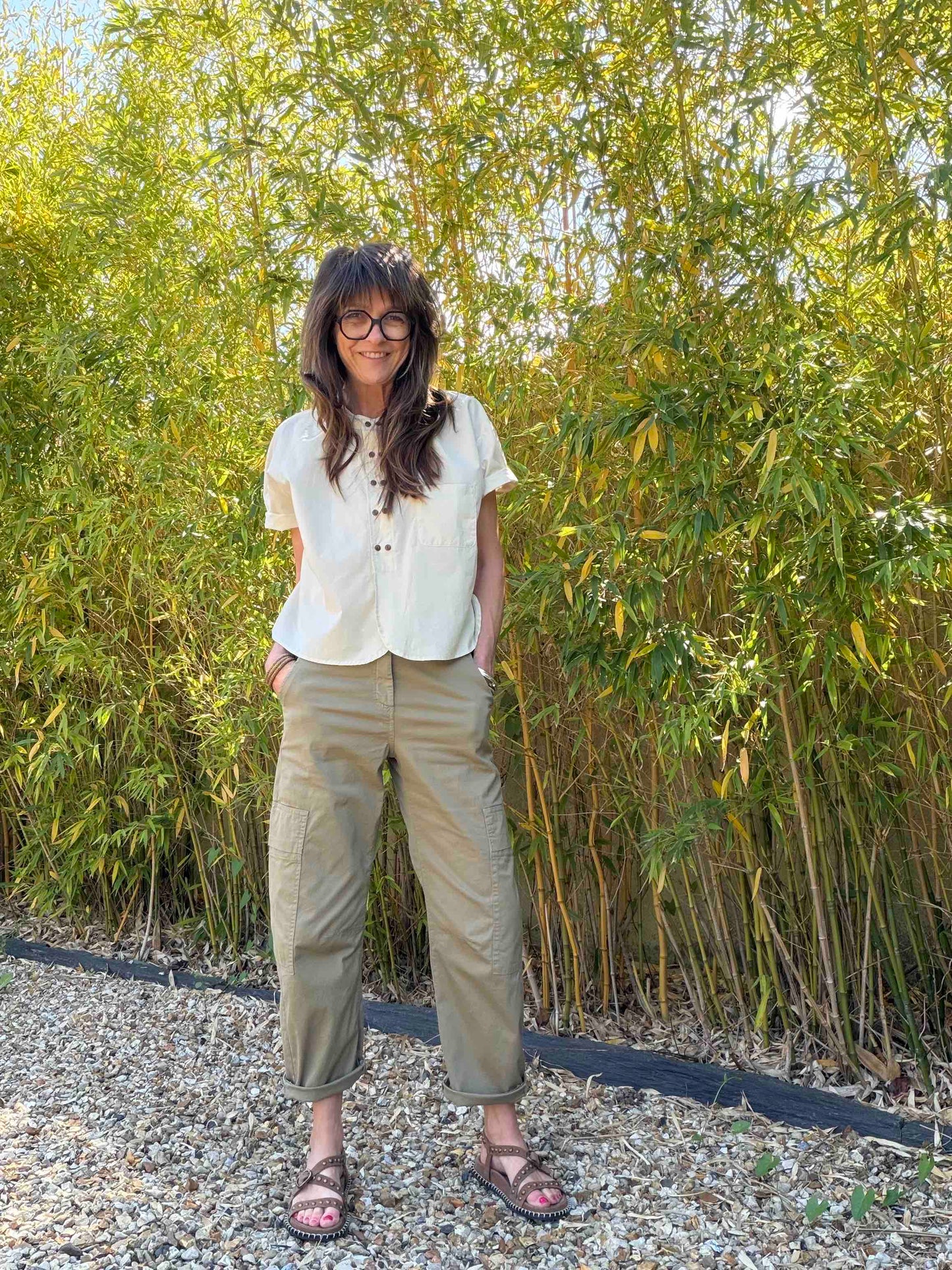 Jade military trousers