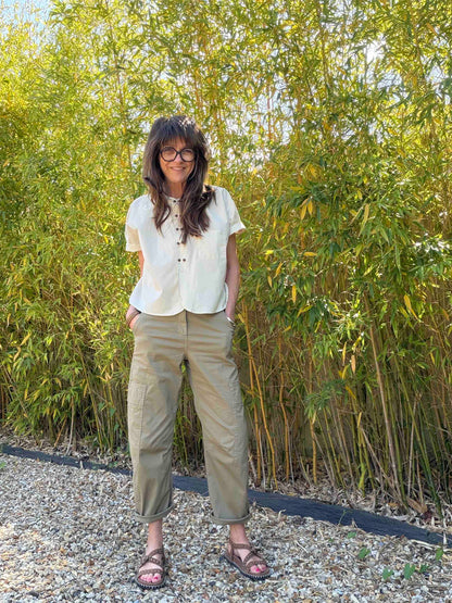 Jade military trousers