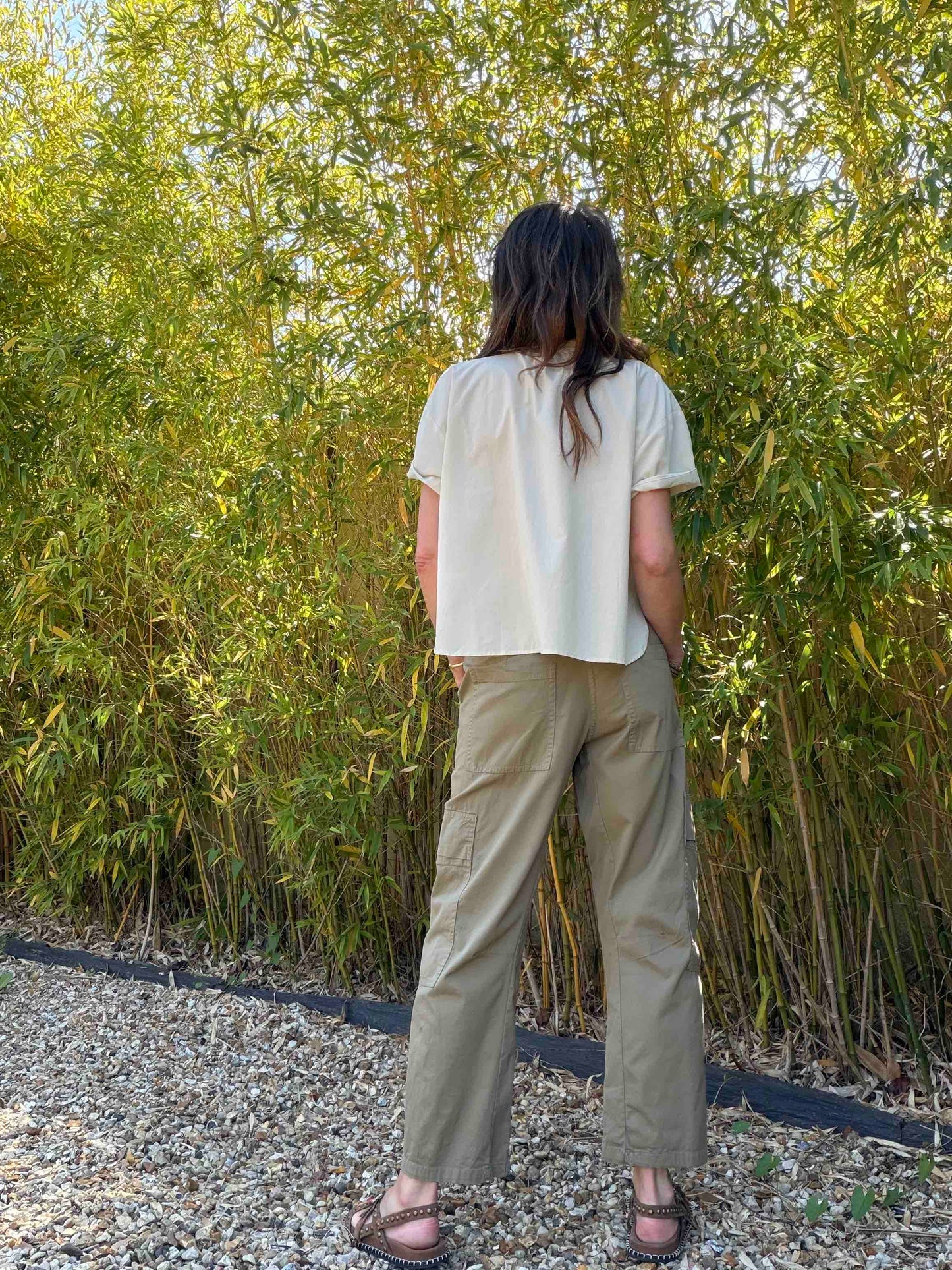 Jade military trousers