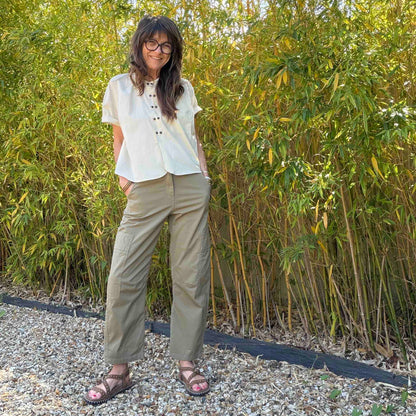 Jade military trousers