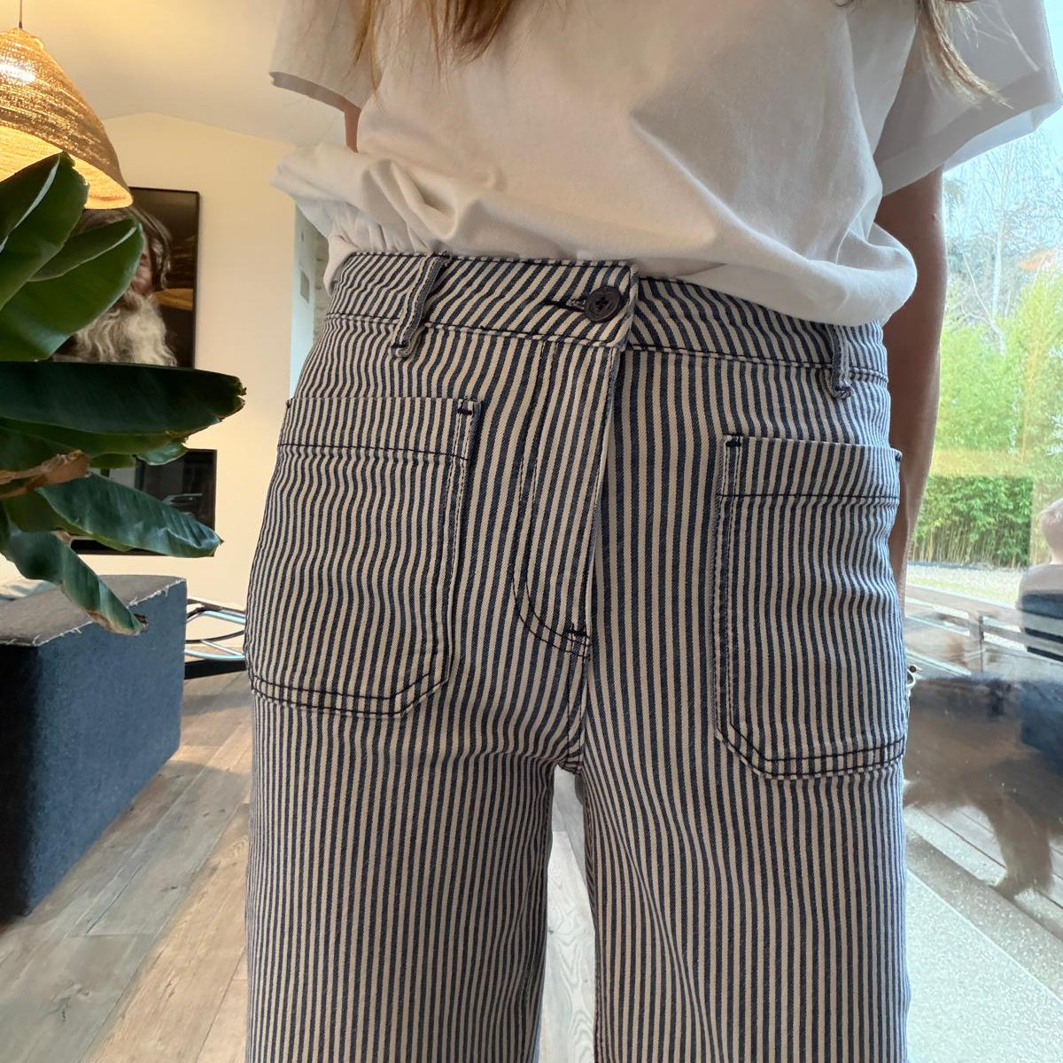 Jean Providence Marina stripes - blue