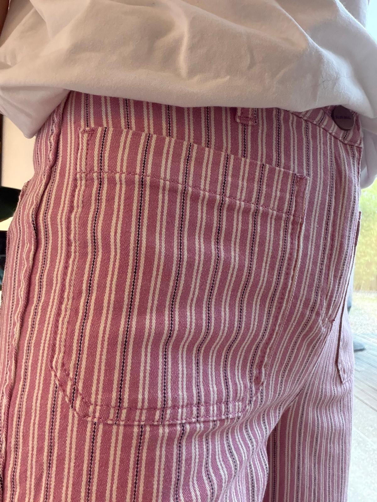 Jean Providence Marina stripes - rose