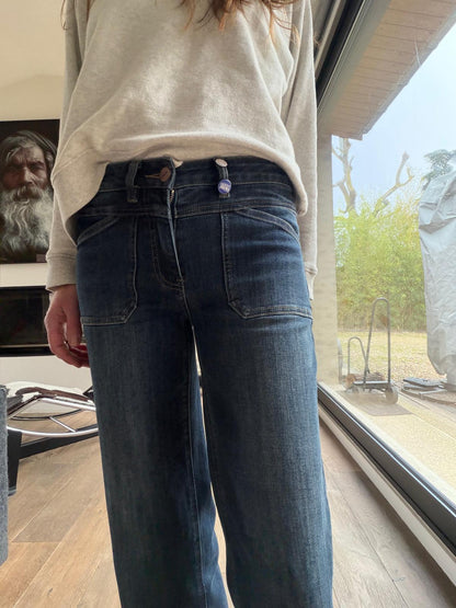 Jean Cap Ferret Alabama bleu new jersey wash