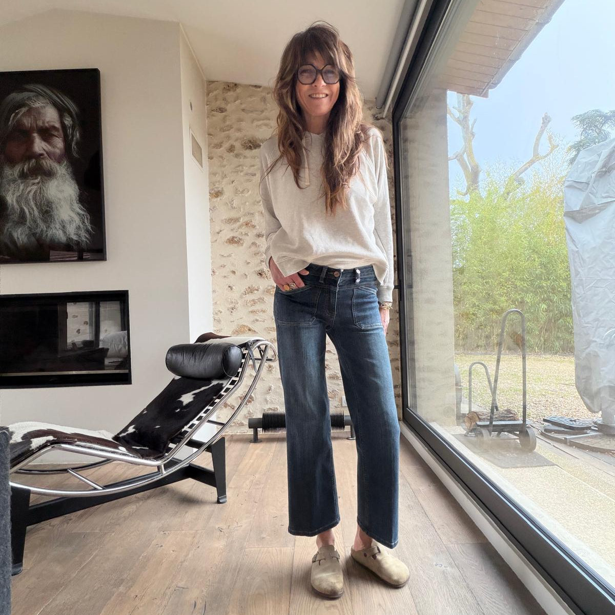 Jean Cap Ferret Alabama bleu new jersey wash