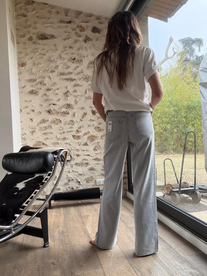 Jean Poka gris clair