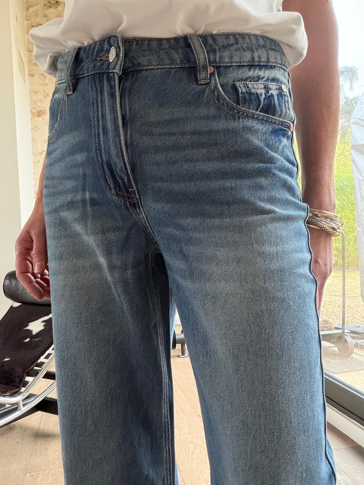 Jean Poka tokyo denim blue harris wash