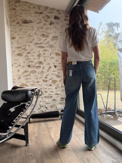 Jean Poka tokyo denim blue harris wash