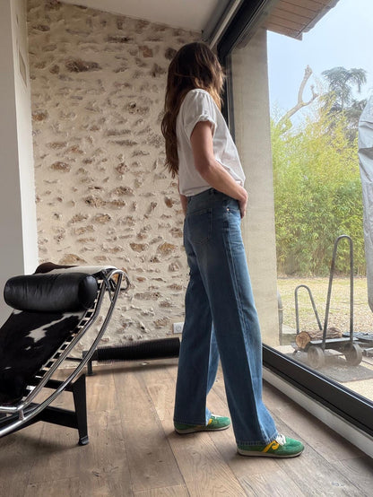 Jean Poka tokyo denim blue harris wash