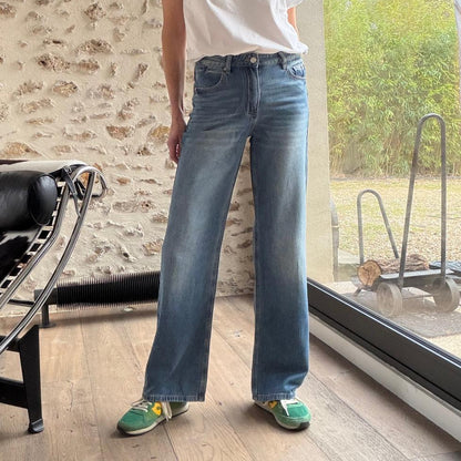 Jean Poka tokyo denim blue harris wash