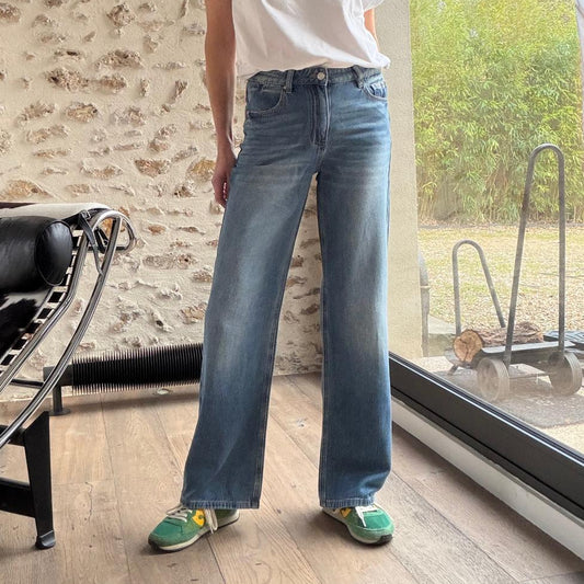 Jean Poka tokyo denim blue harris wash