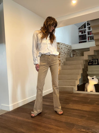 Jean the Diana pacific drill beige