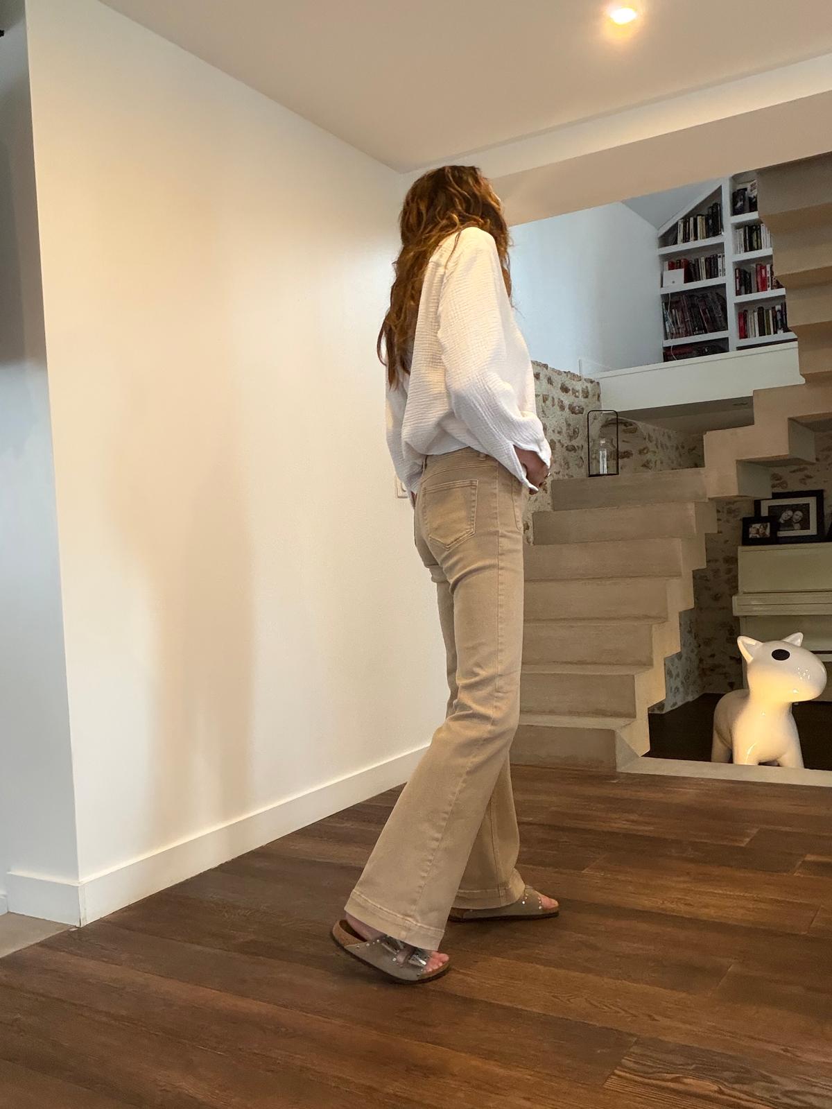 Jean the Diana pacific drill beige