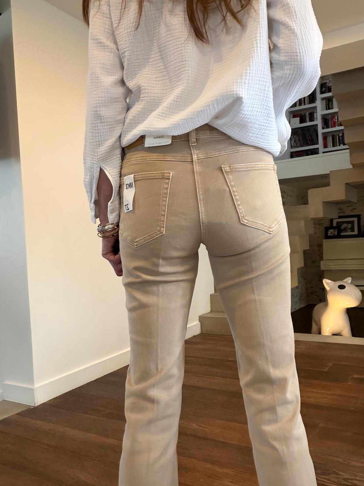 Jean the Diana pacific drill beige