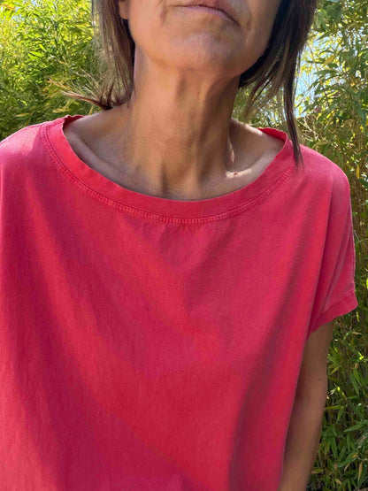 T-shirt Jess - framboise