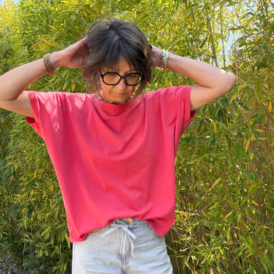 T-shirt Jess - framboise
