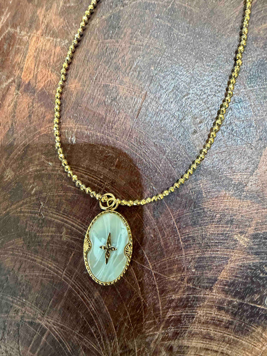 Sautoir Joan Amazonite