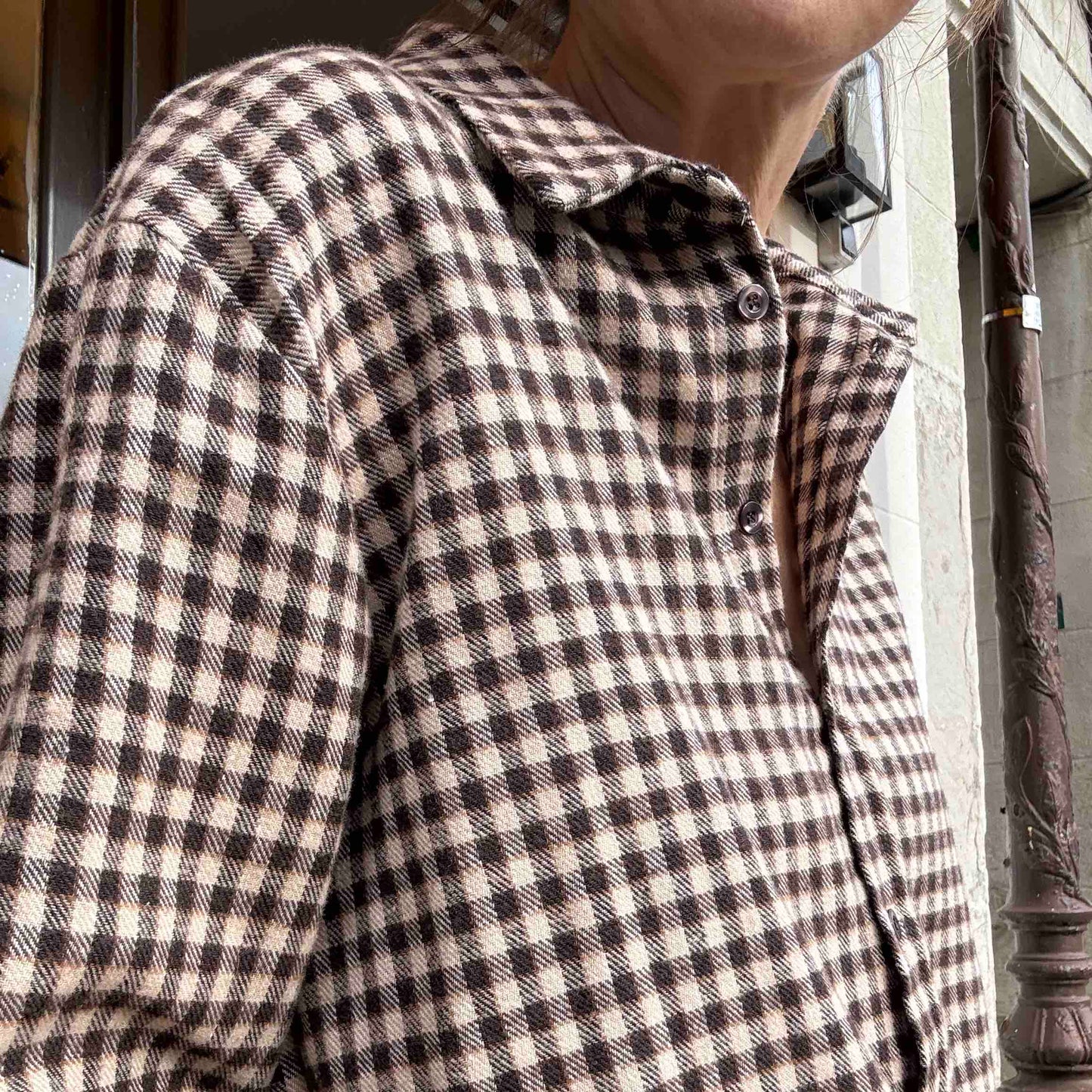 Chemise à petits carreaux Joséphine