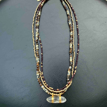 Collier Kimati Sienne - Kharmari