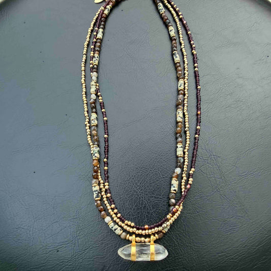 Collier Mikati Sienne - Kharmari