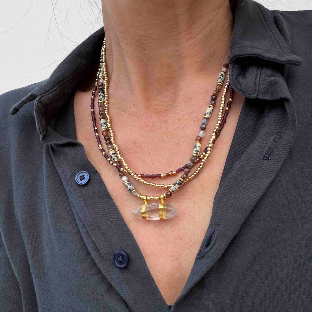 Collier Kimati Sienne - Kharmari