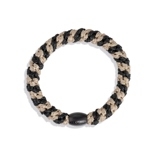 Kknekki Velvet Stripe Orange Bracelet/Elastic