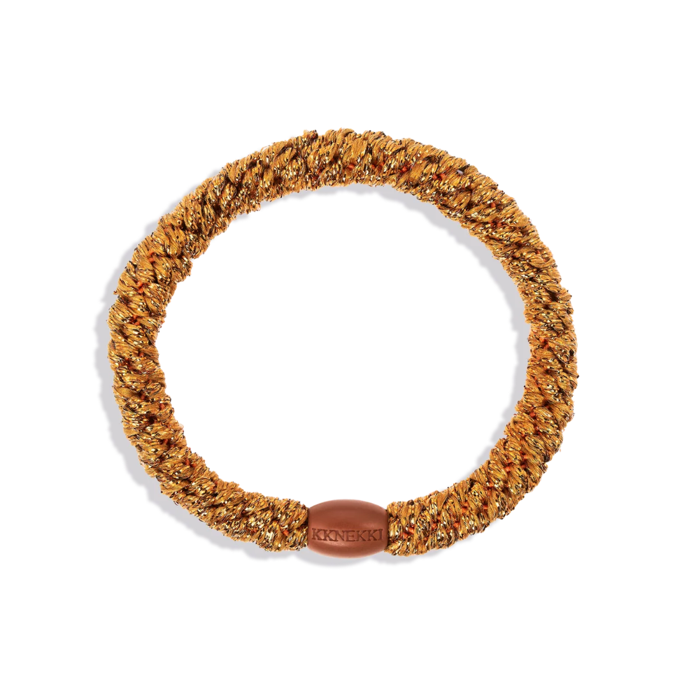 Kknekki Velvet Stripe Orange Bracelet/Elastic