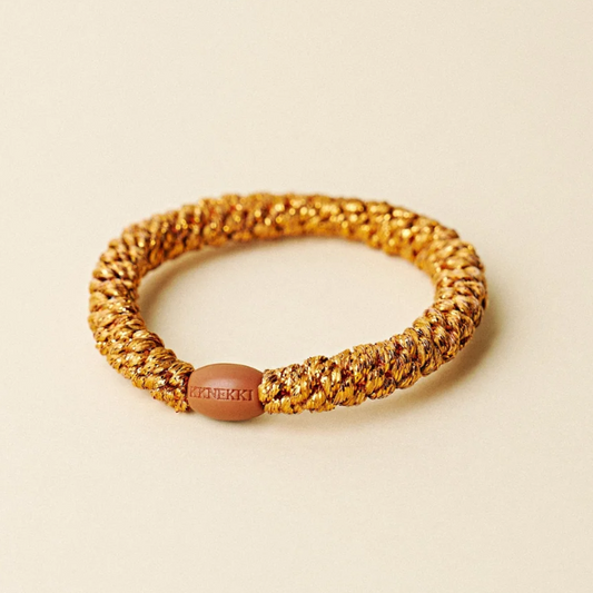 Kknekki Velvet Stripe Orange Bracelet/Elastic