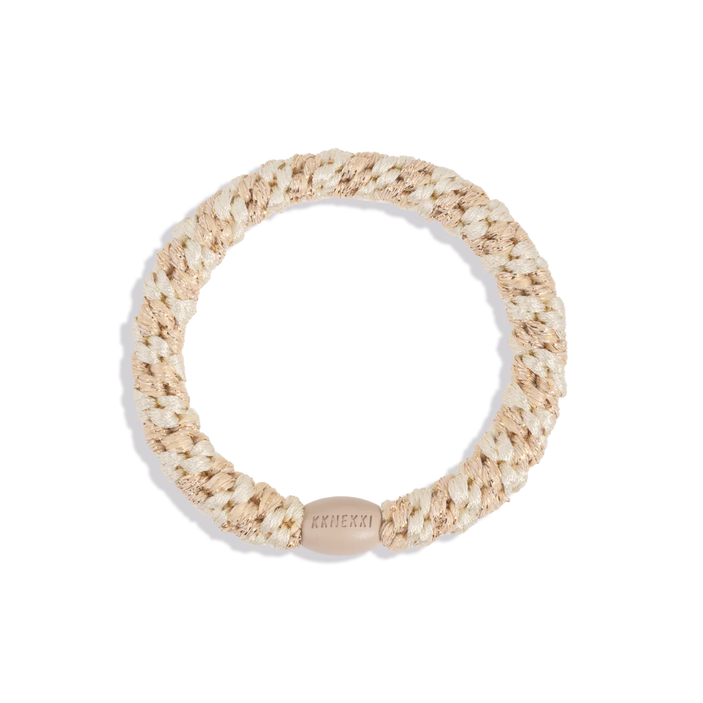Kknekki Velvet Stripe Orange Bracelet/Elastic