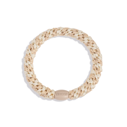 Kknekki Velvet Stripe Orange Bracelet/Elastic