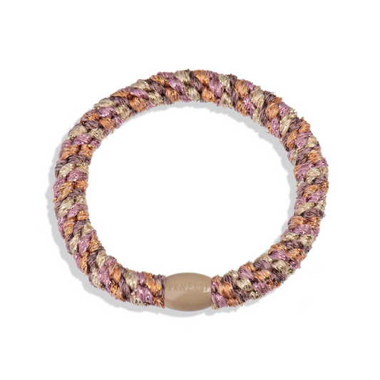 Kknekki Velvet Stripe Orange Bracelet/Elastic