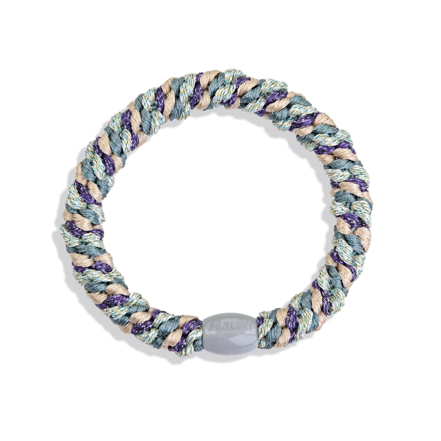 Kknekki Velvet Stripe Orange Bracelet/Elastic