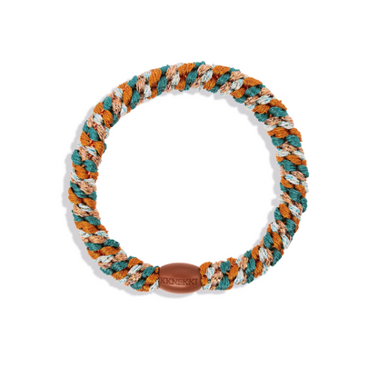 Bracelet/élastique Kknekki mix terracotta teal