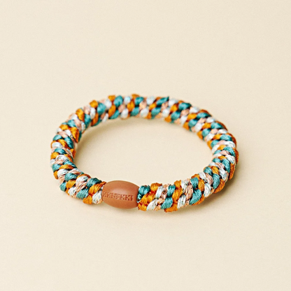 Bracelet/élastique Kknekki mix terracotta teal